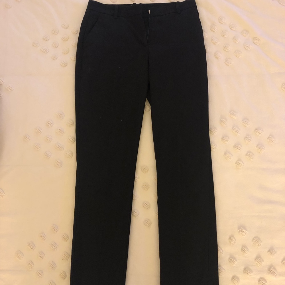 Black Straight leg slacks